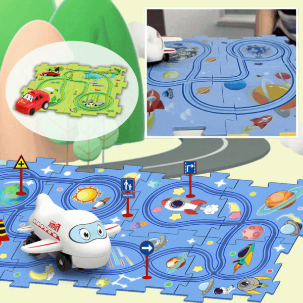 PUZTRACK-MOD, Joc creativ de tip puzzle pentru copii - video