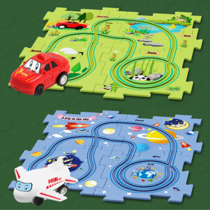 PUZTRACK-MOD, Joc creativ de tip puzzle pentru copii - Image 3