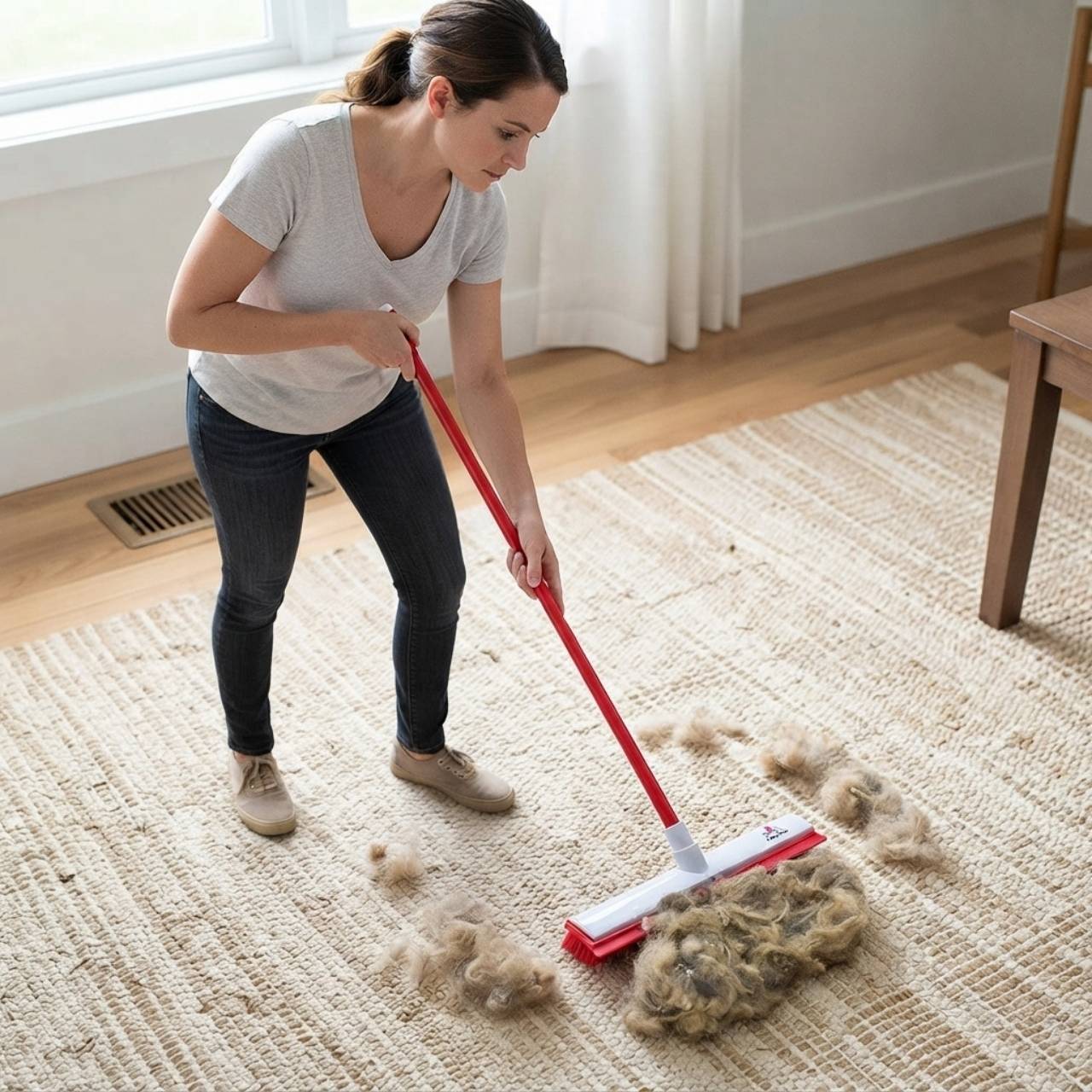 Mătură din cauciuc pentru îndepărtarea părului, PetBroom - Image 2