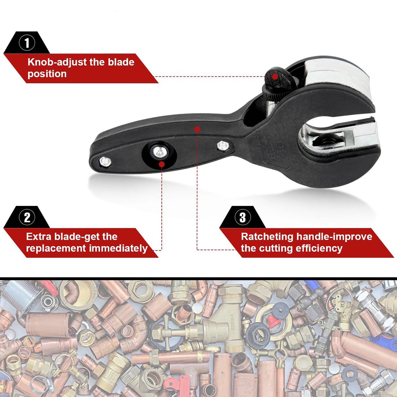 PipeCutter, Universal Hand Hose Cutter - Image 4