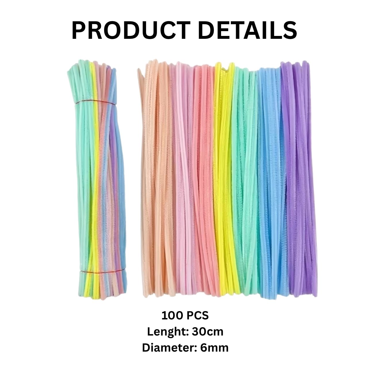 Curățători de țevi pufoși creativi, PlushSticks - Image 10