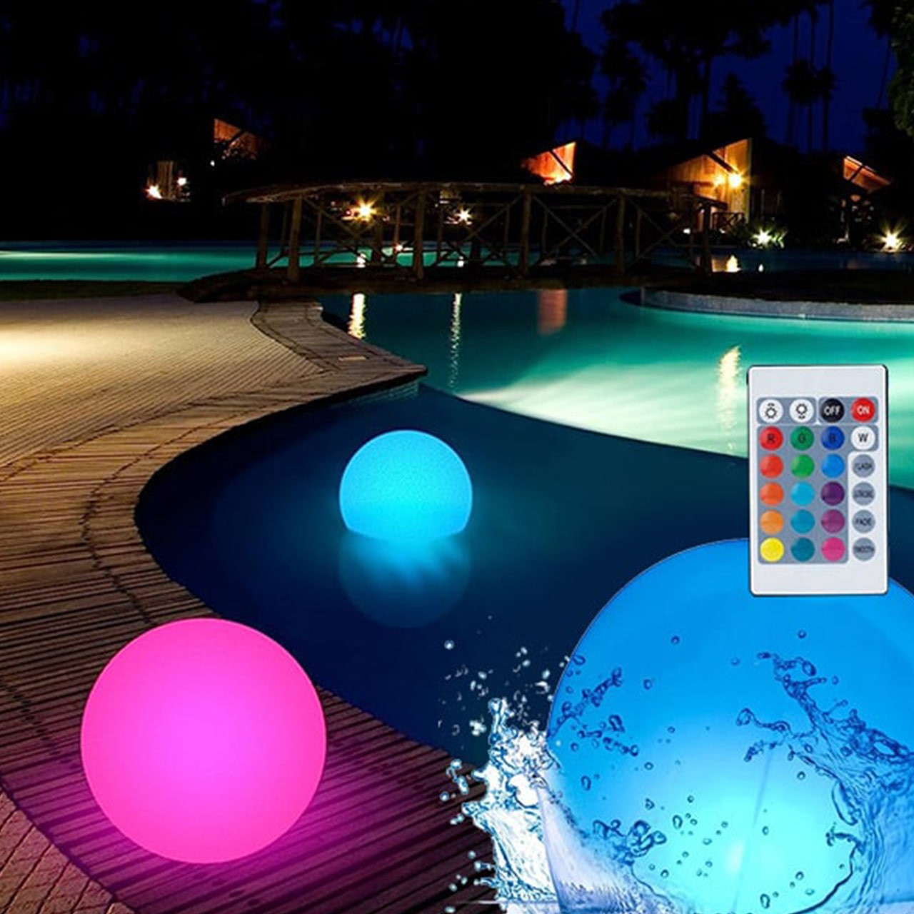 O lumină minunată pentru a ilumina o piscină sau alte zone interioare și exterioare!