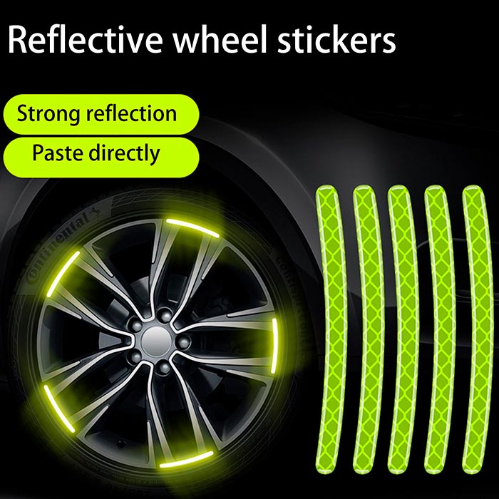 ReflectiveStripes, autocolante reflectorizante pentru jante (set de 40 buc.) - Image 3