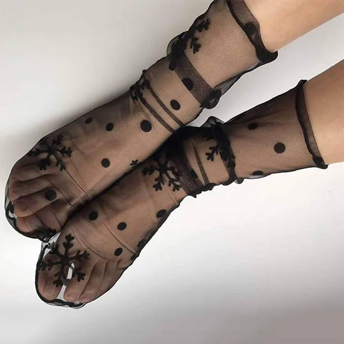 RetroMeshSocks, 5 perechi de șosete de modă calde - Image 6
