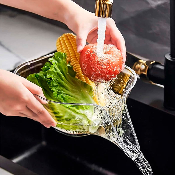 Rinser, strecurătoarea practică pentru scurgerea și spălarea alimentelor - Image 3
