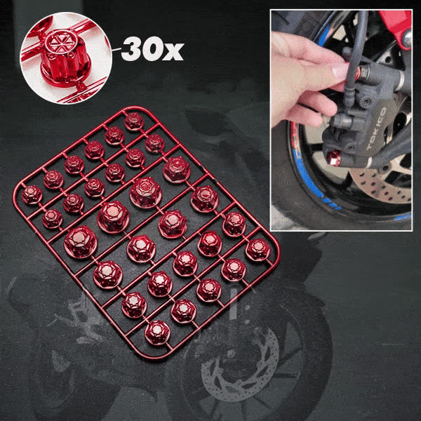 SCREWPAD-TST, Set de capace decorative pentru șuruburile motoarelor - video