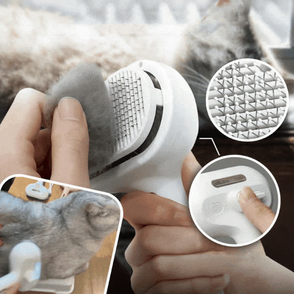 STEAMCAT, Perie cu aburi pentru îngrijirea animalelor de companie - video