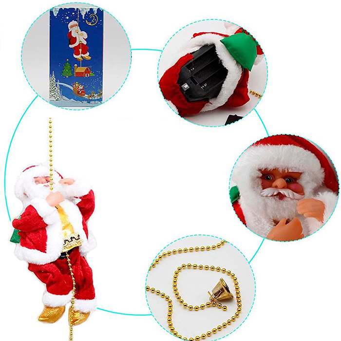 SantaStar, Moș Crăciun cântând muzică și cățărându-se pe frânghie - Image 8