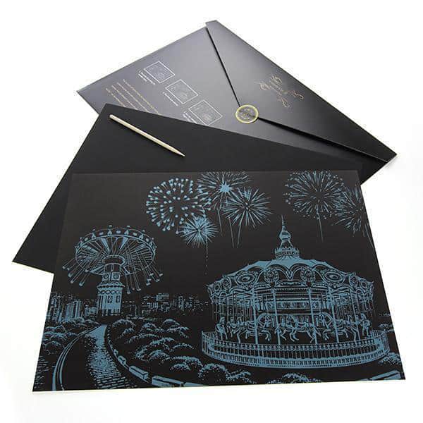 ScratchArt, set creativ cu 6 piese si 2 ilustrate - Image 10