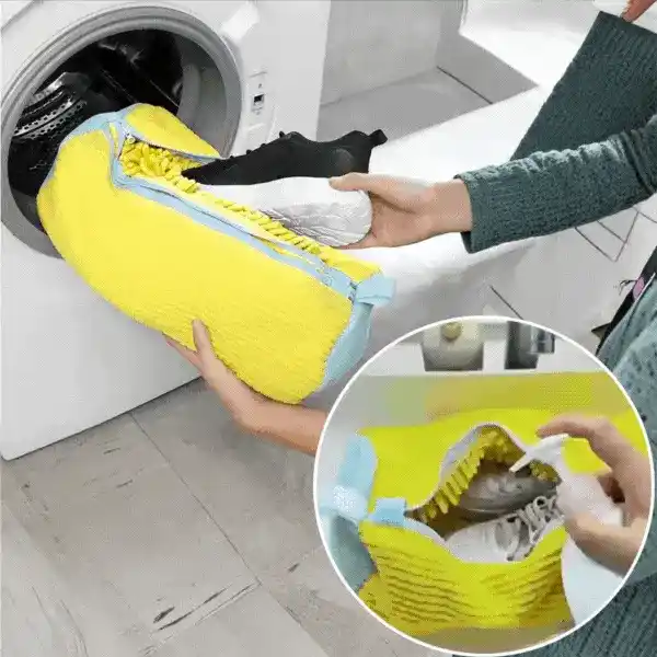 ShoeWash, un sac de curățare pentru pantofi, lavabil - Image 10