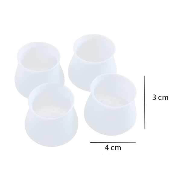 SiliCovers, Set de 16 capace de protecție din silicon pentru mobilier - Image 5