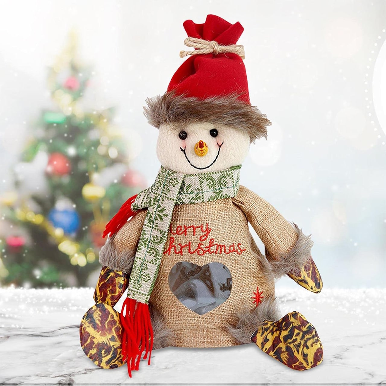 SnowMan, un sac de cadou unic în formă de om de zăpadă - Image 5