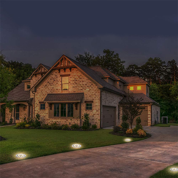 SolarGardenLights, set de 4 lumini cu LED solare pentru grădină sau alee - Image 2