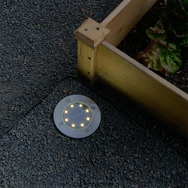 SolarGardenLights, set de 4 lumini cu LED solare pentru grădină sau alee - Image 6