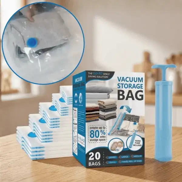 Pungi de depozitare în vid pentru haine, SpaceBags - Image 1