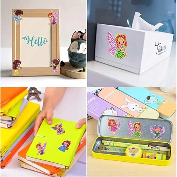 SparkleStickers, set creativ pentru aplicarea de diamante colorate pe autocolante - Image 10