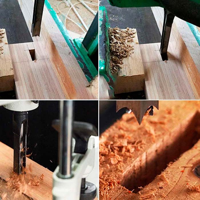 SquareDrill, burghie pentru găurirea lemnului (4 bucăți) - Image 6