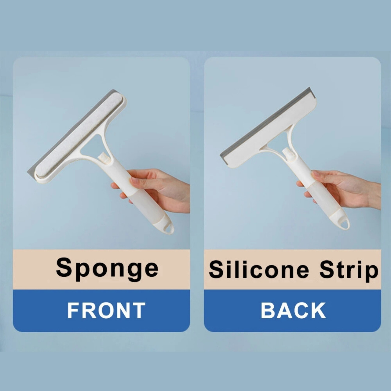 Squeegee, curățător 3în1 pentru pulverizare, burete și racletă - Image 5
