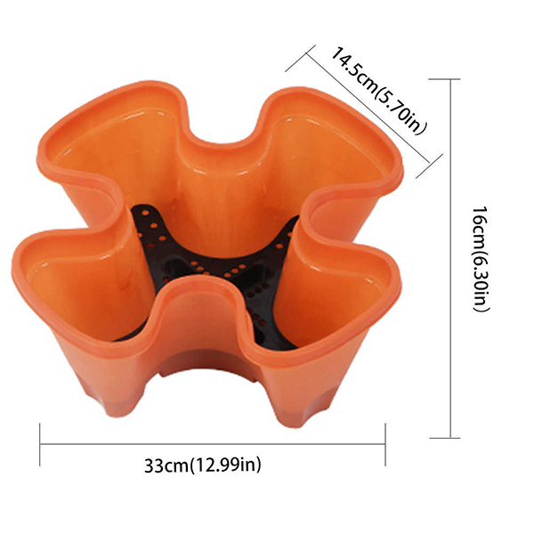 StandPots, set de 2 ghivece pentru plantare în dipunere pe niveluri pentru toate tipurile de plante - Image 5