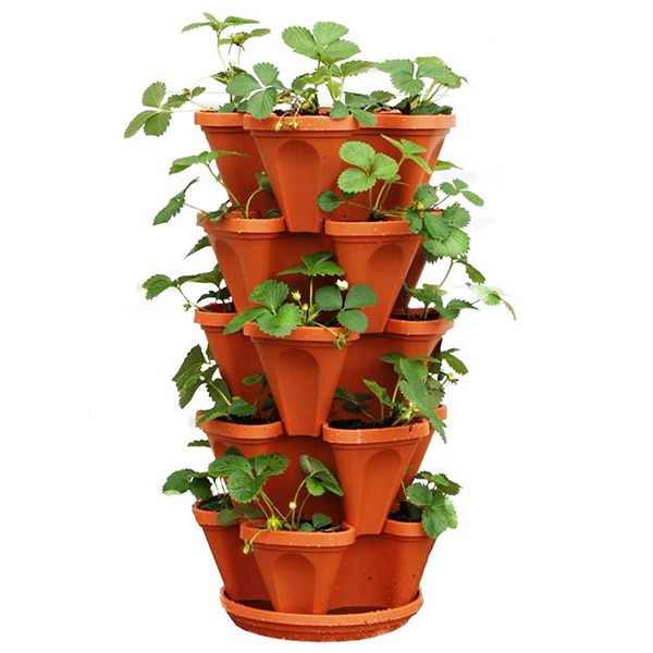StandPots, set de 2 ghivece pentru plantare în dipunere pe niveluri pentru toate tipurile de plante - Image 6