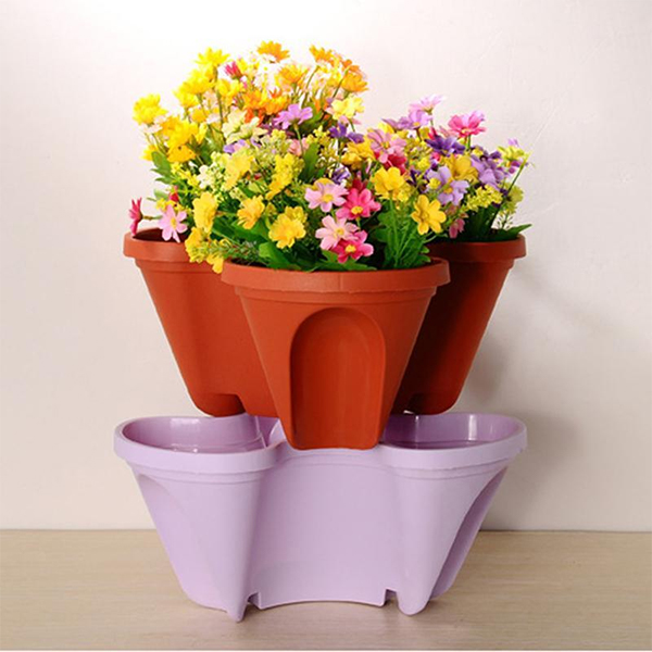 StandPots, set de 2 ghivece pentru plantare în dipunere pe niveluri pentru toate tipurile de plante - Image 7