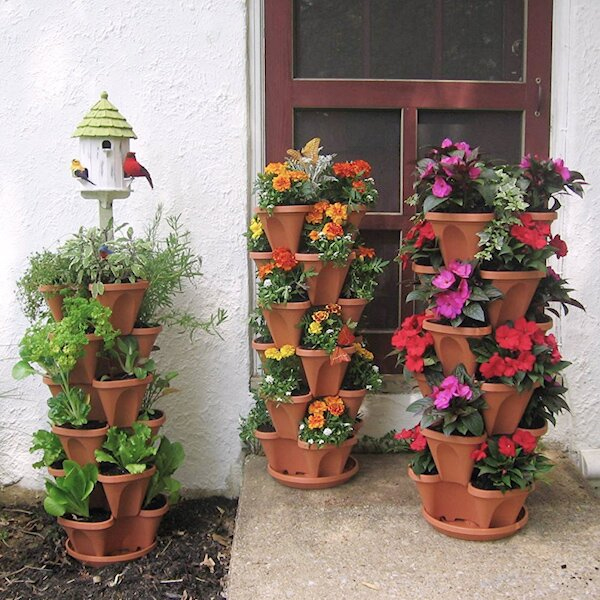 StandPots, set de 2 ghivece pentru plantare în dipunere pe niveluri pentru toate tipurile de plante - Image 8