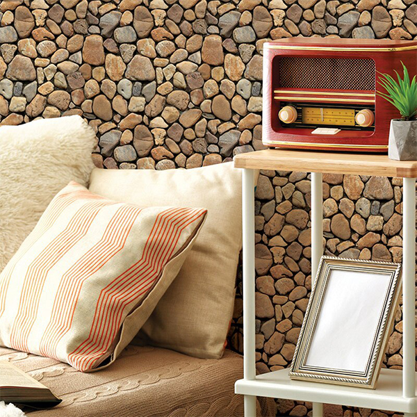 Stones3DWallpaper, tapet autocolant tridimensional, în imitație de piatră (set de 10 coli) - Image 4