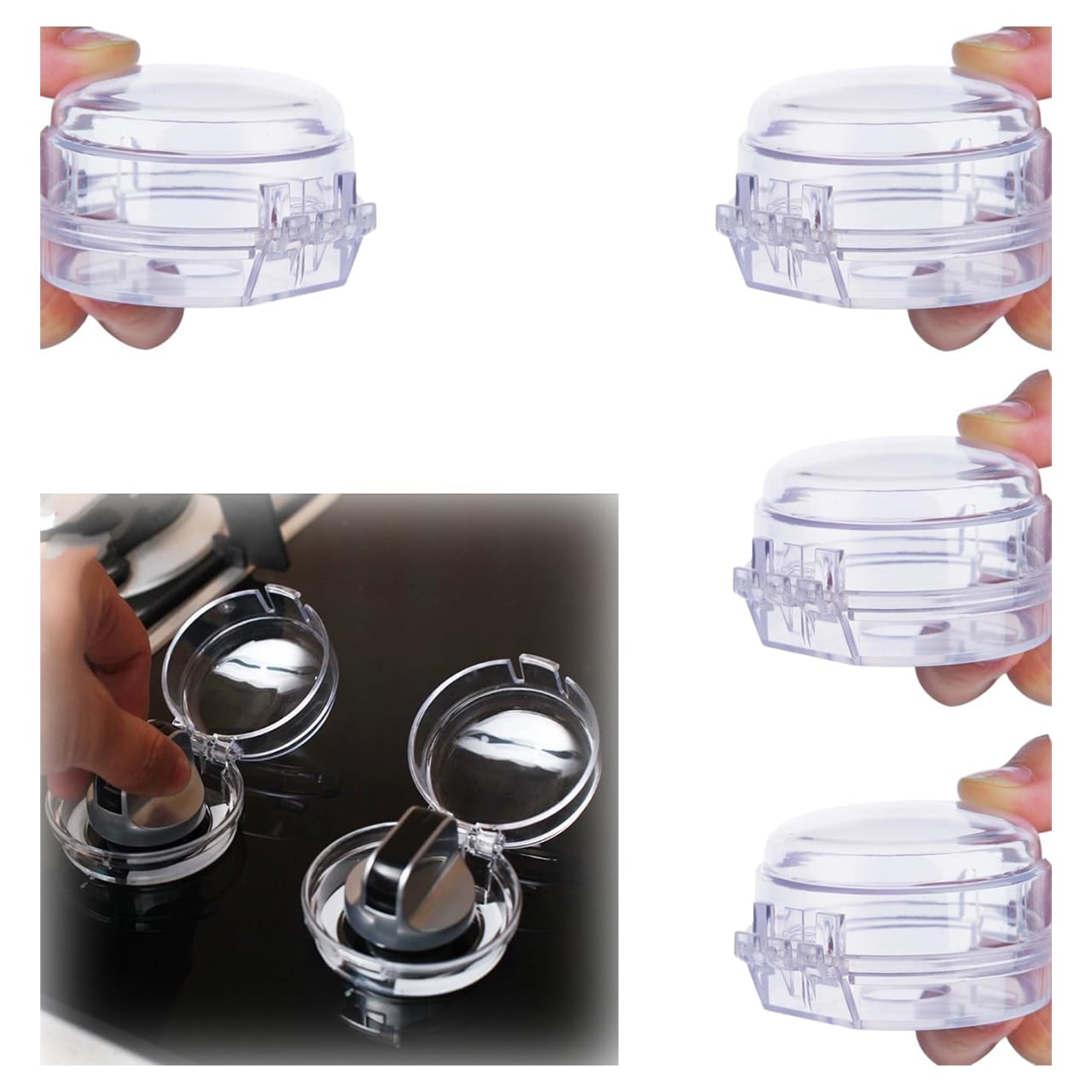 Designul transparent permite să vedeți deasupra butoanelor.