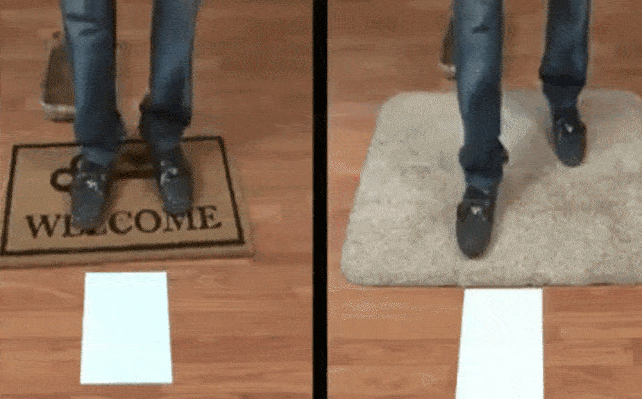 SuperStep , covoraș pentru curățarea rapidă a picioarele și a lăbuțelor - video