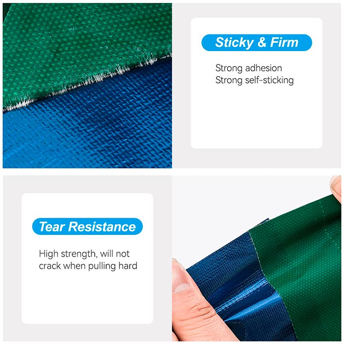 TarpaulinTape, bandă autoadezivă puternică pentru diverse reparații (5 m) - Image 3