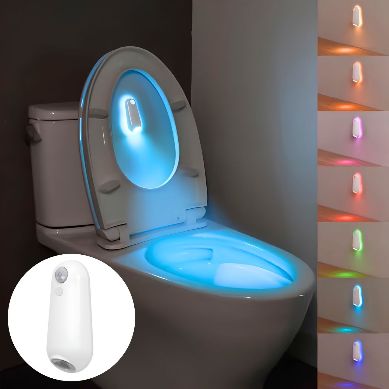 Lumină cu senzor de mișcare LED pentru toaletă și casă, Toily