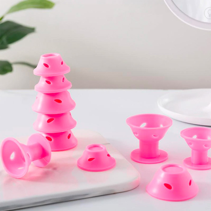 TopCurls, bigudiuri din silicon pentru bucle complete și durabile (set de 20 buc.) - Image 7