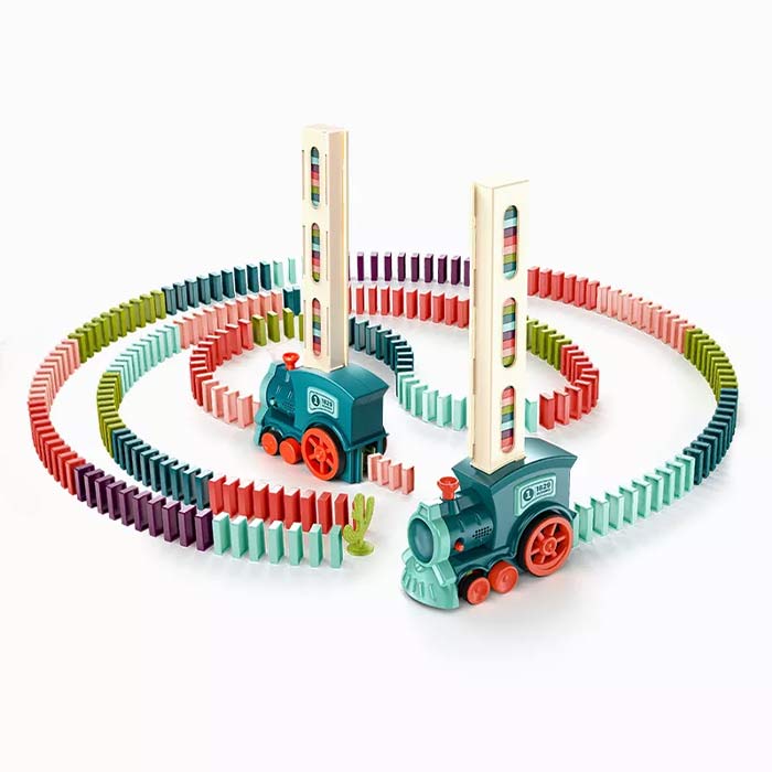 TrainDomino, un trenuleț care aranjează piese de domino - Image 5