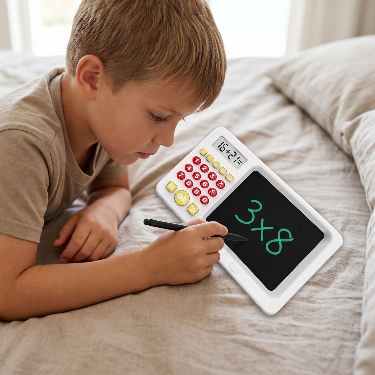 Tabletă educațională 2-în-1 cu calculator pentru copii, TrainMath - Image 10