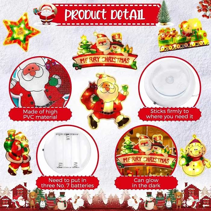 TrioLed, Set de 3 decorațiuni luminoase de sărbători cu LED-uri - Image 5