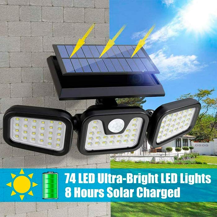 TripleSolar lampa solară cu 3 fețe - Image 4