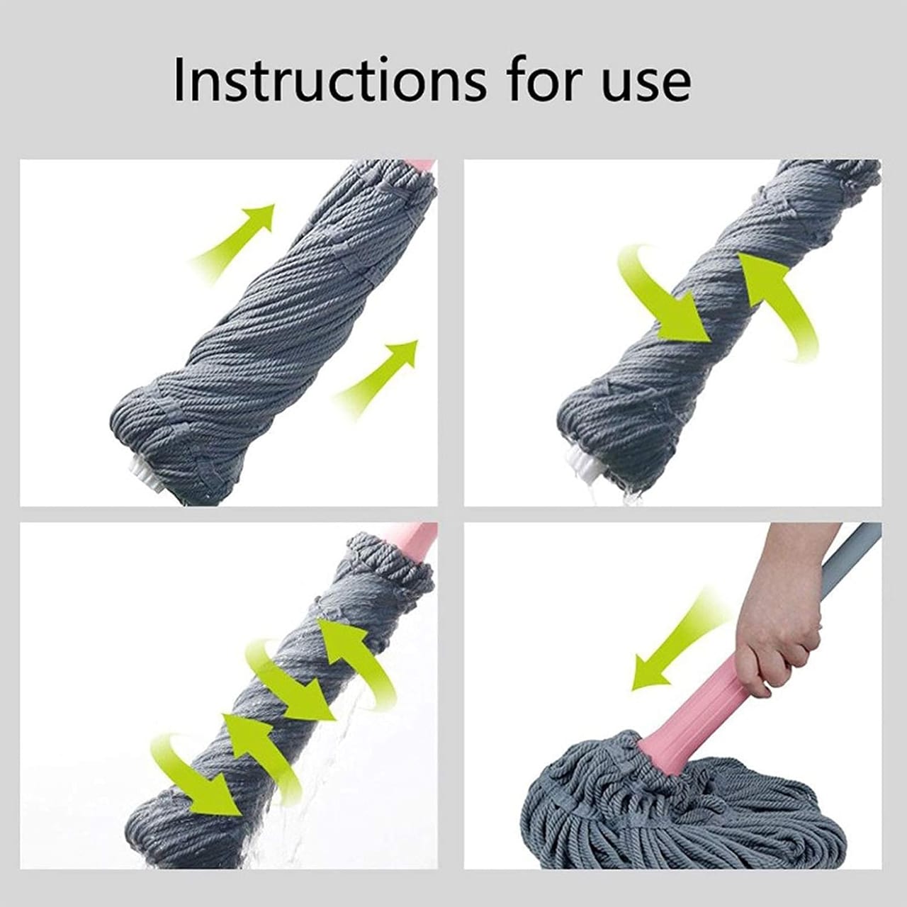 TwistMop, mop de curățare cu stoarcere ușoară - Image 9
