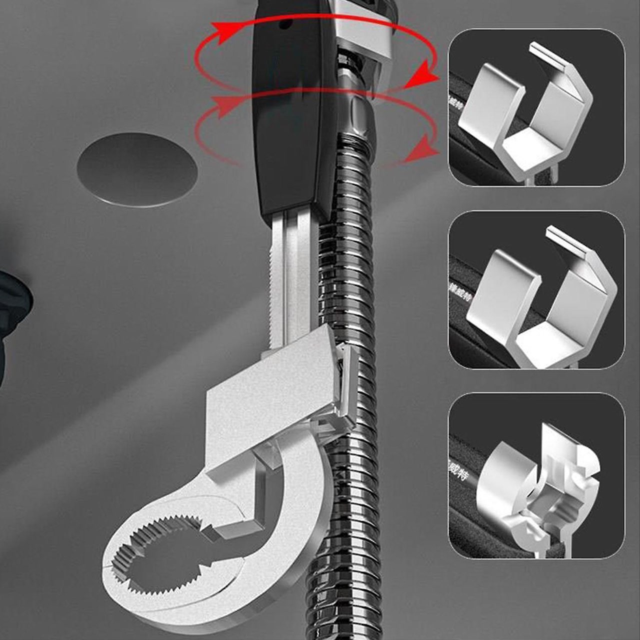 UniWrench, cheie reglabilă universală cu două fețe - Image 6