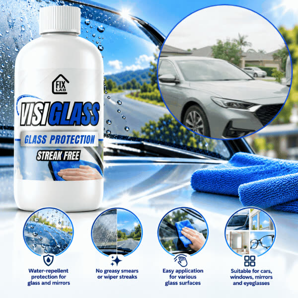 Soluție de curățare și protecție pentru geamuri auto, VisiGlass - video