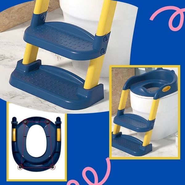 WCSTAIR-TST-PLV, Scaun de toaletă pentru copii cu scară - Image 4