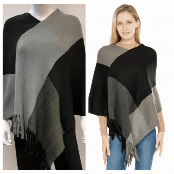 WLSHAWL-RDE, Șal din lână multicolor - video