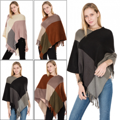 WLSHAWL-RDE, Șal din lână multicolor - Image 4
