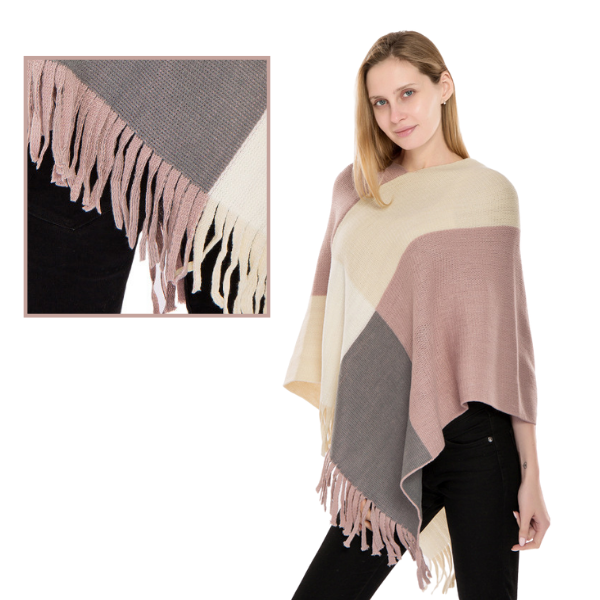 WLSHAWL-ROZ, Șal elegant din lână - Image 5
