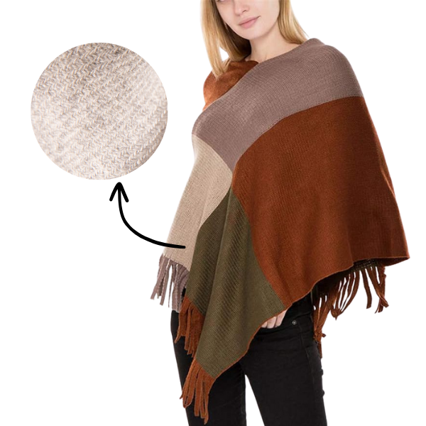 WLSHAWL-ROZ, Șal elegant din lână - Image 6