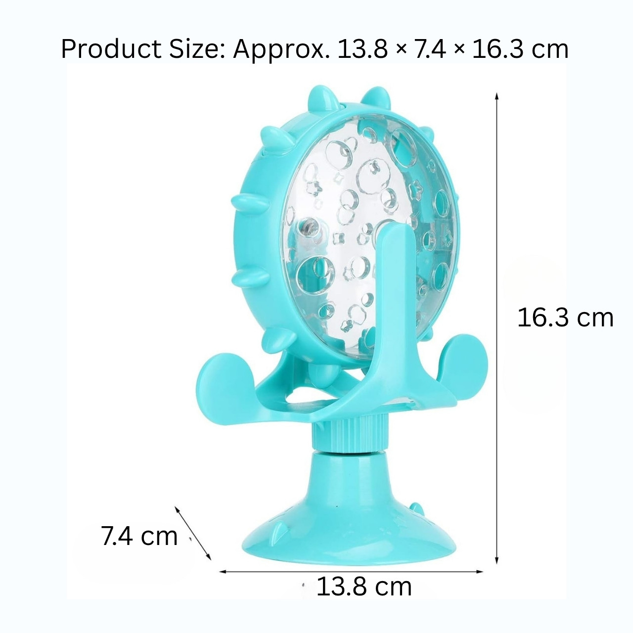 WheelToy, jucărie interactivă rotativă pentru hrană de pisici și câini - Image 1
