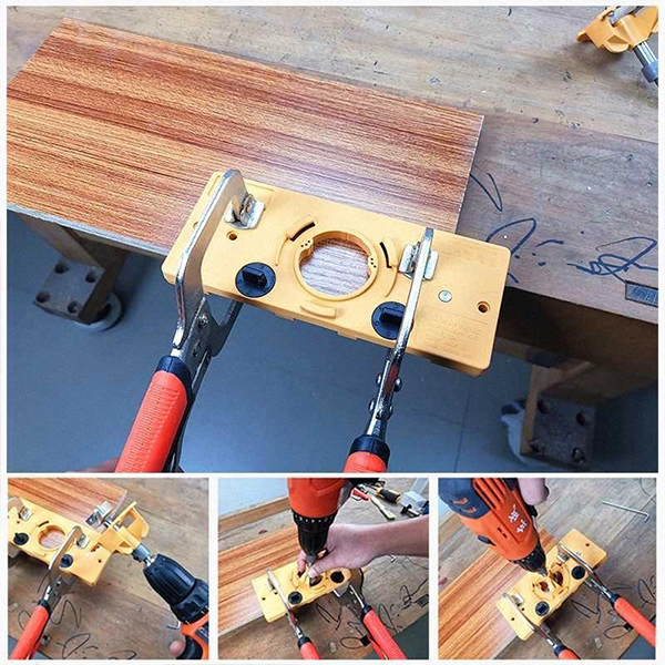 WoodWork, un set de 7 piese pentru montarea balamalelor - Image 5