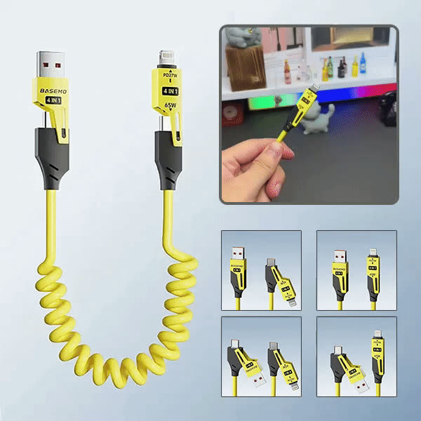 ZUTKA, cablu de încărcare FlexiCharge 4in1 - video