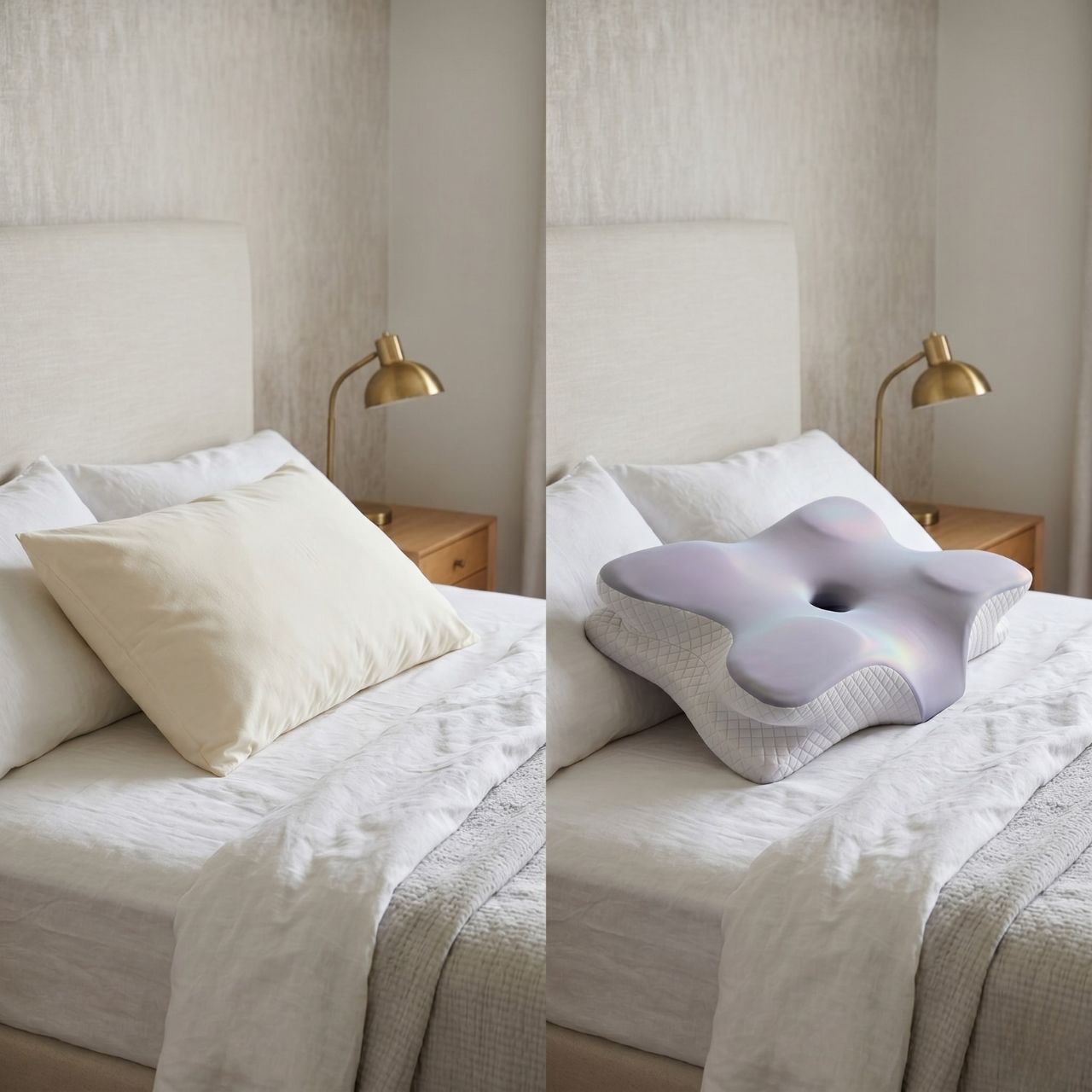 Pernă ergonomică cu spumă cu memorie, CervicalPillow - Image 2