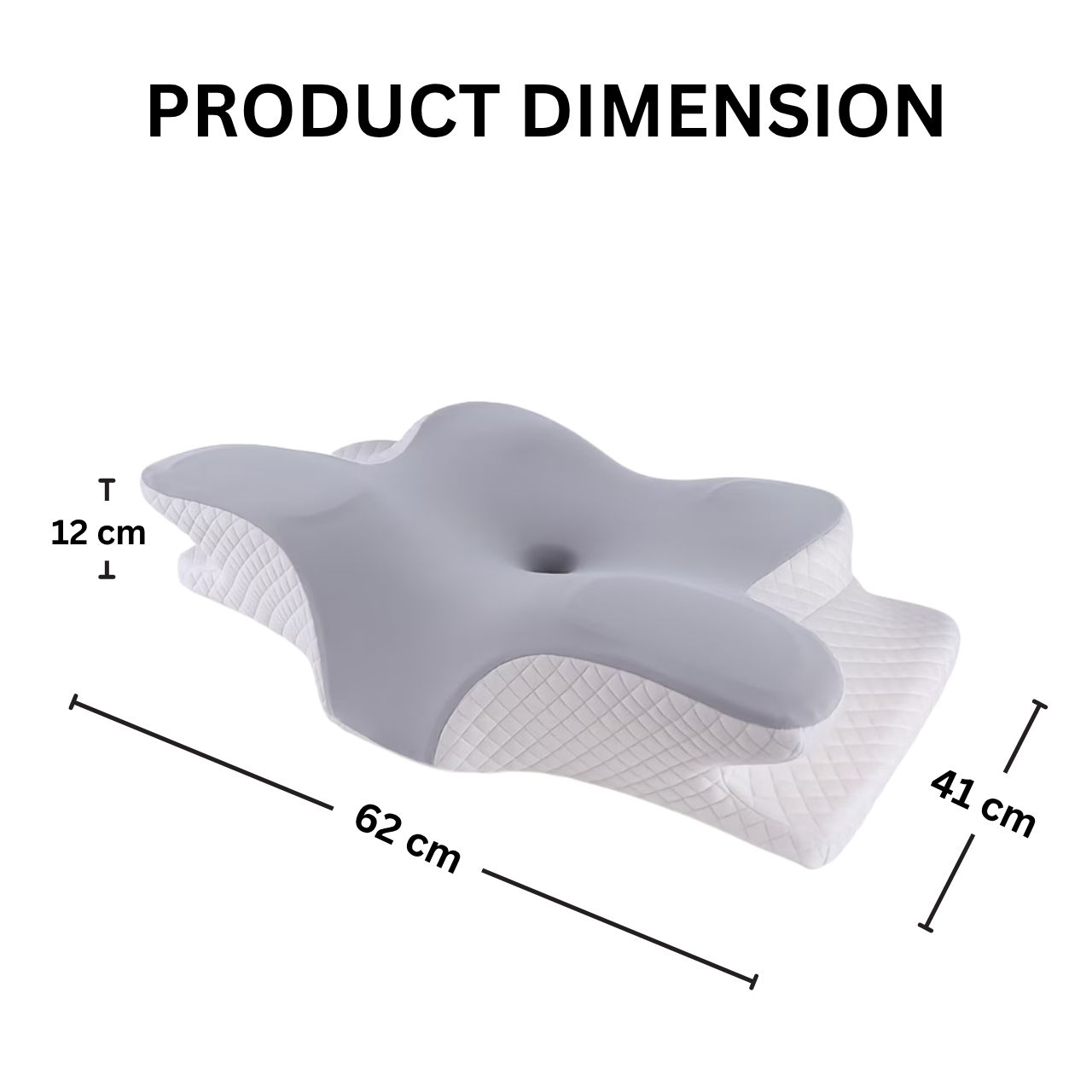 Pernă ergonomică cu spumă cu memorie, CervicalPillow - Image 9