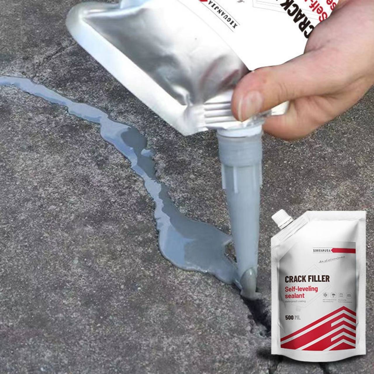 CrackFiller, Sigilant Elastic pentru Repararea Crăpăturilor (500 ml) - Image 3